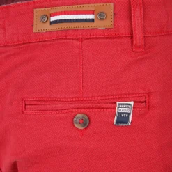 Outlet Bermuda chino coton stretch armuré Varen Homme Homme Short, Bermuda