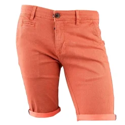Outlet Bermuda chino coton stretch armuré Varen Homme Homme Short, Bermuda
