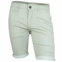Outlet Bermuda chino coton stretch armuré Varen Homme Homme Short, Bermuda