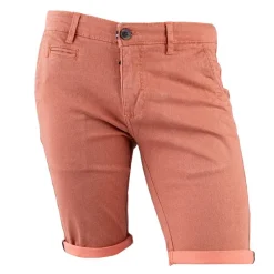 New Bermuda chino coton stretch armuré Varen Homme Homme Short, Bermuda