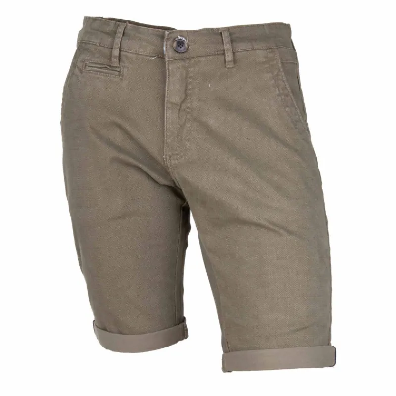 Discount Bermuda chino coton stretch armuré Varen Homme Homme Short, Bermuda