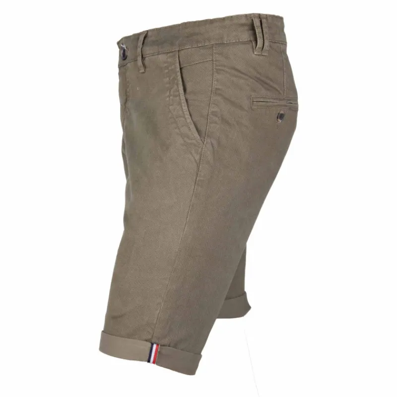 Discount Bermuda chino coton stretch armuré Varen Homme Homme Short, Bermuda