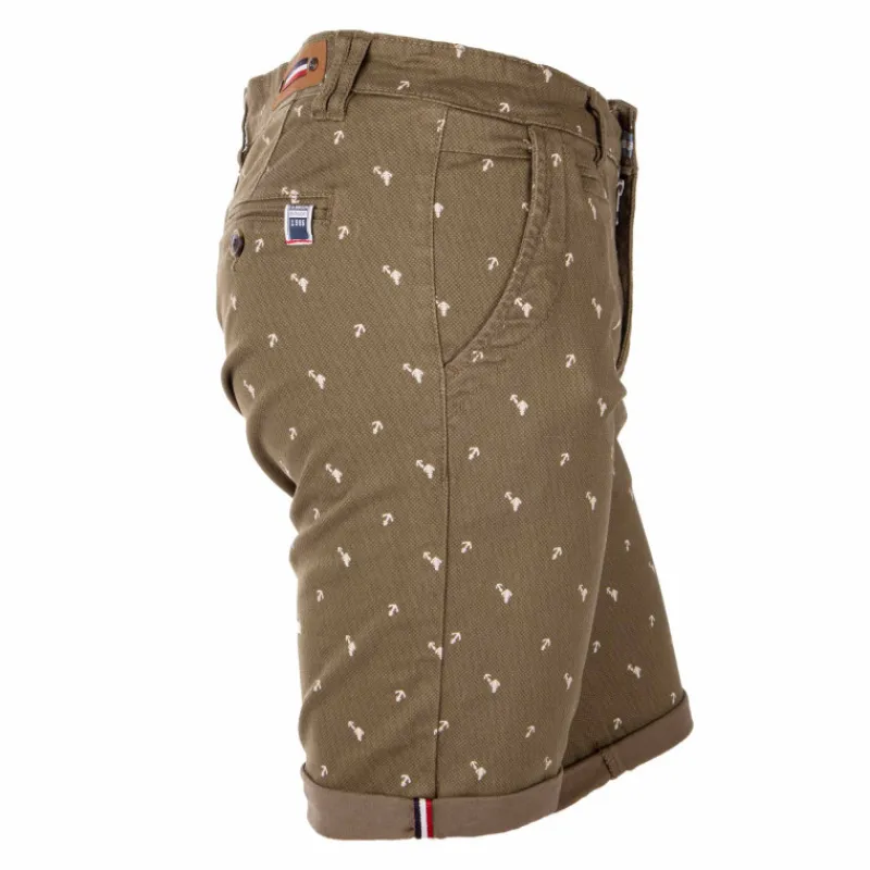 Outlet Bermuda chino imprime valon Homme Homme Short, Bermuda