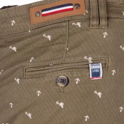 Outlet Bermuda chino imprime valon Homme Homme Short, Bermuda