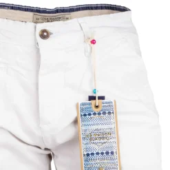 Online Bermuda chino venili coton stretch popeline revers gansé bouton Homme Homme Short, Bermuda