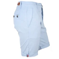 Clearance Bermuda chino venili coton stretch popeline revers gansé bouton Homme Homme Short, Bermuda