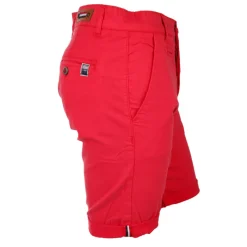 Discount Bermuda chino venili coton stretch popeline revers gansé bouton Homme Homme Short, Bermuda