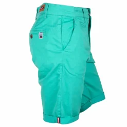 Discount Bermuda chino venili coton stretch popeline revers gansé bouton Homme Homme Short, Bermuda