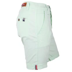Hot Bermuda chino venili coton stretch popeline revers gansé bouton Homme Homme Short, Bermuda