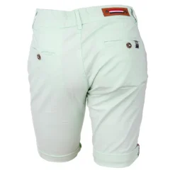 Hot Bermuda chino venili coton stretch popeline revers gansé bouton Homme Homme Short, Bermuda