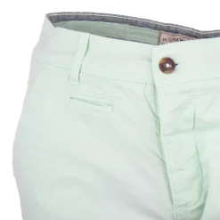 Hot Bermuda chino venili coton stretch popeline revers gansé bouton Homme Homme Short, Bermuda