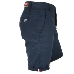 Outlet Bermuda chino venili coton stretch popeline revers gansé bouton Homme Homme Short, Bermuda