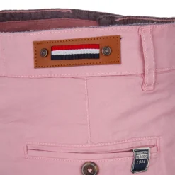 New Bermuda chino venili coton stretch popeline revers gansé bouton Homme Homme Short, Bermuda