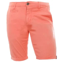Outlet Bermuda chino venili coton stretch fermeture éclair Homme Homme Short, Bermuda