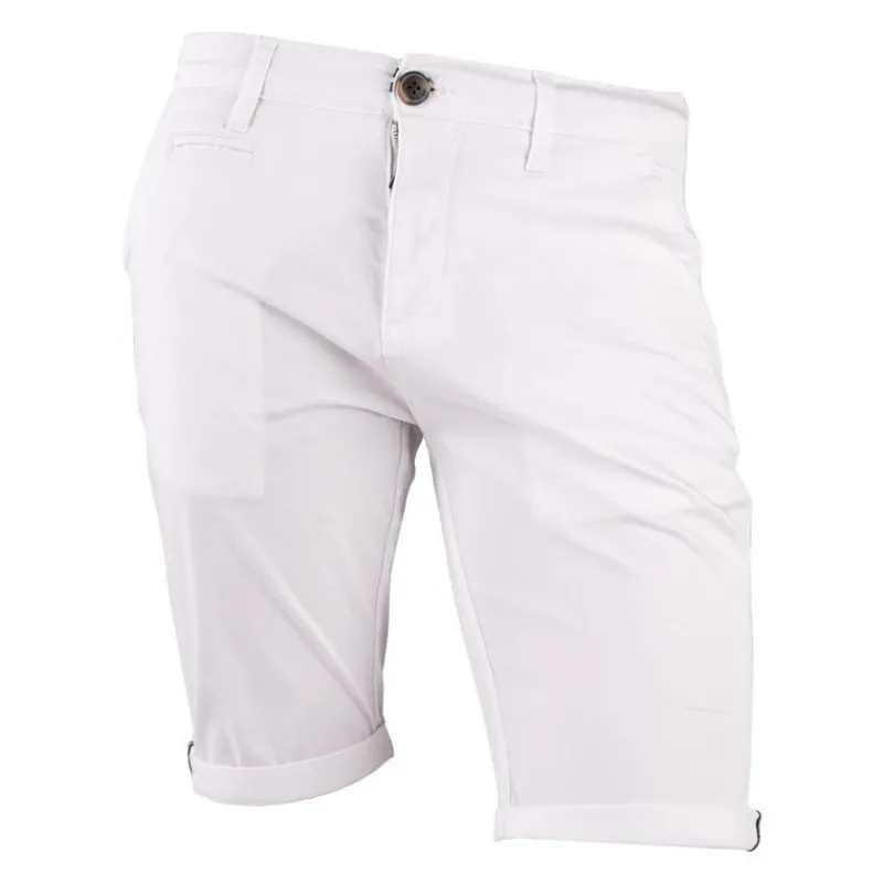 Online Bermuda chino venili coton stretch fermeture éclair Homme Homme Short, Bermuda