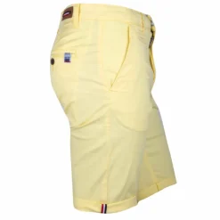 Outlet Bermuda chino venili coton stretch popeline revers gansé bouton Homme Homme Short, Bermuda