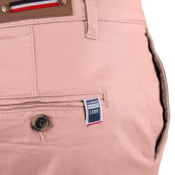 New Bermuda chino venili coton stretch fermeture éclair Homme Homme Short, Bermuda