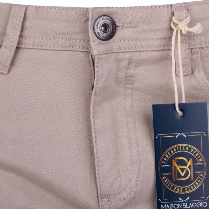 New Bermuda coton stretch 5 poches Valley Homme Homme Short, Bermuda