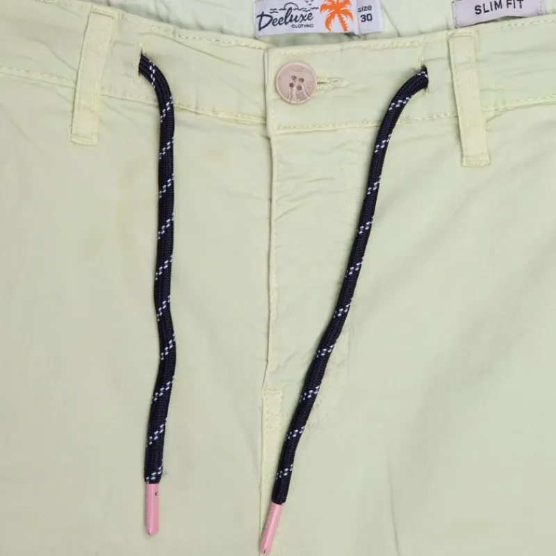 New Bermuda couleur unie avec corde avec ourlets Homme Homme Short, Bermuda