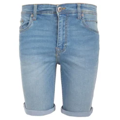 Outlet Bermuda denim vasto bleu délavé Homme Homme Short, Bermuda