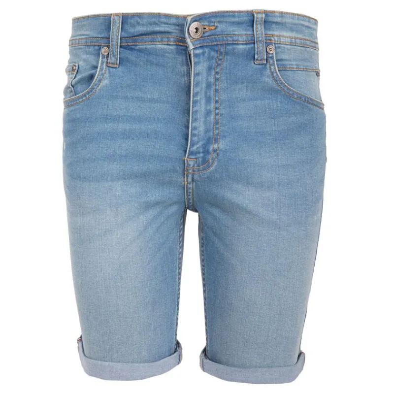 Outlet Bermuda denim vasto bleu délavé Homme Homme Short, Bermuda