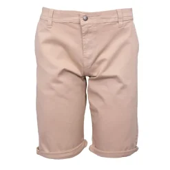Discount Bermuda en coton chino avec revers Homme Homme Short, Bermuda