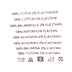 Discount Bermuda en coton chino avec revers Homme Homme Short, Bermuda