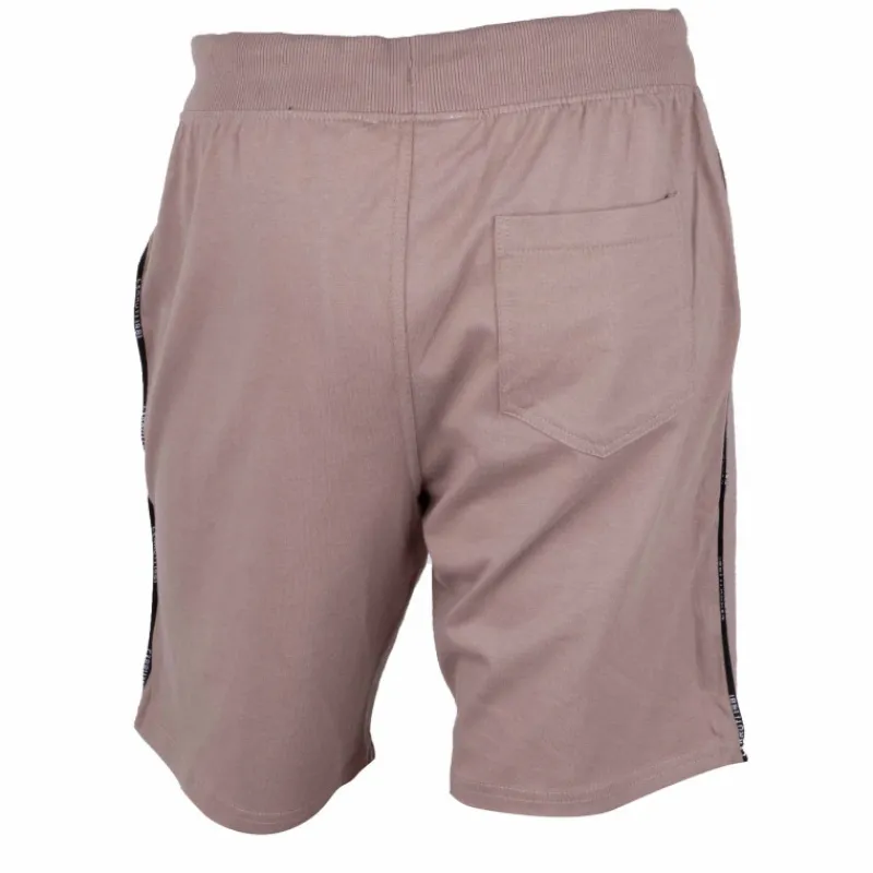 Bermuda jogging liseré noir avec logo coton perpignan Homme Homme Vetements De Sports Homme|Short, Bermuda