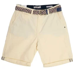 Sale Bermuda lemon elijah coton avec ceinture tissée colorée Homme Homme Short, Bermuda