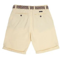 Sale Bermuda lemon elijah coton avec ceinture tissée colorée Homme Homme Short, Bermuda