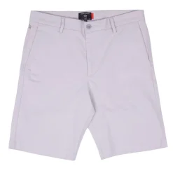 Outlet Bermuda lin et coton gris droit Homme Homme Short, Bermuda