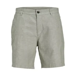 Online Bermuda lin Palma blue tissu chiné Homme Homme Short, Bermuda