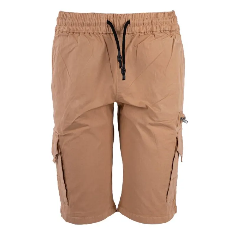 New Bermuda taille élastique bulle cargo Homme Homme Short, Bermuda