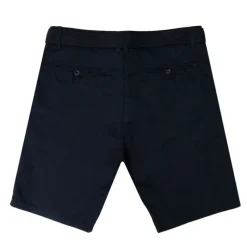 Clearance Bermuda uni coton avec ceinture en tissu Homme Homme Short, Bermuda