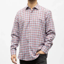 Discount Bill00 chemise coton poly bleu marine - carreaux Homme Homme Chemise