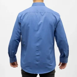 Online Bill01 chemise coton poly uni petrole Homme Homme Chemise