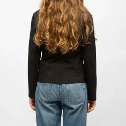 Hot Blazer col à revers avec un bouton Femme Femme Veste, Doudoune, Manteau