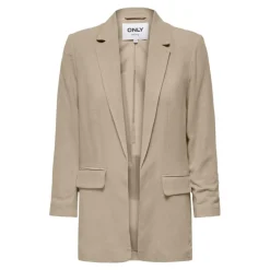 Best Blazer manches 3/4 col à revers avec poches Femme Femme Veste, Doudoune, Manteau