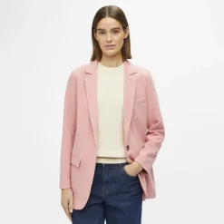 Outlet Blazer regular avec bouton Femme Femme Veste, Doudoune, Manteau