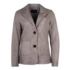 Sale Blazer veste Yucca smoke en cuir Femme Femme Veste, Doudoune, Manteau