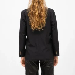 Hot Blazer vida boutons motif écaille de tortue Femme Femme Veste, Doudoune, Manteau