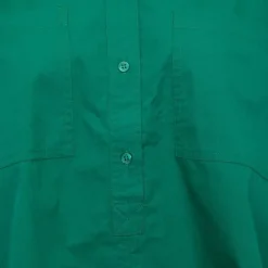 Best Blouse à boutons manches 3/4 ketty col rond Femme Femme Haut, Chemise