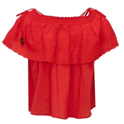 Hot Blouse à bretelles felicia avec volant Femme Femme Haut, Chemise