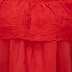 Hot Blouse à bretelles felicia avec volant Femme Femme Haut, Chemise