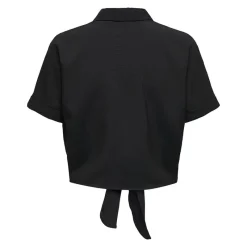 Best Blouse chemisette légère unie à nouer Femme Femme Haut, Chemise