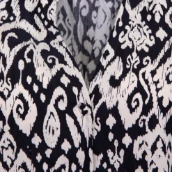 New Blouse col V ikat beata imprimé éthnique Femme Femme Haut, Chemise