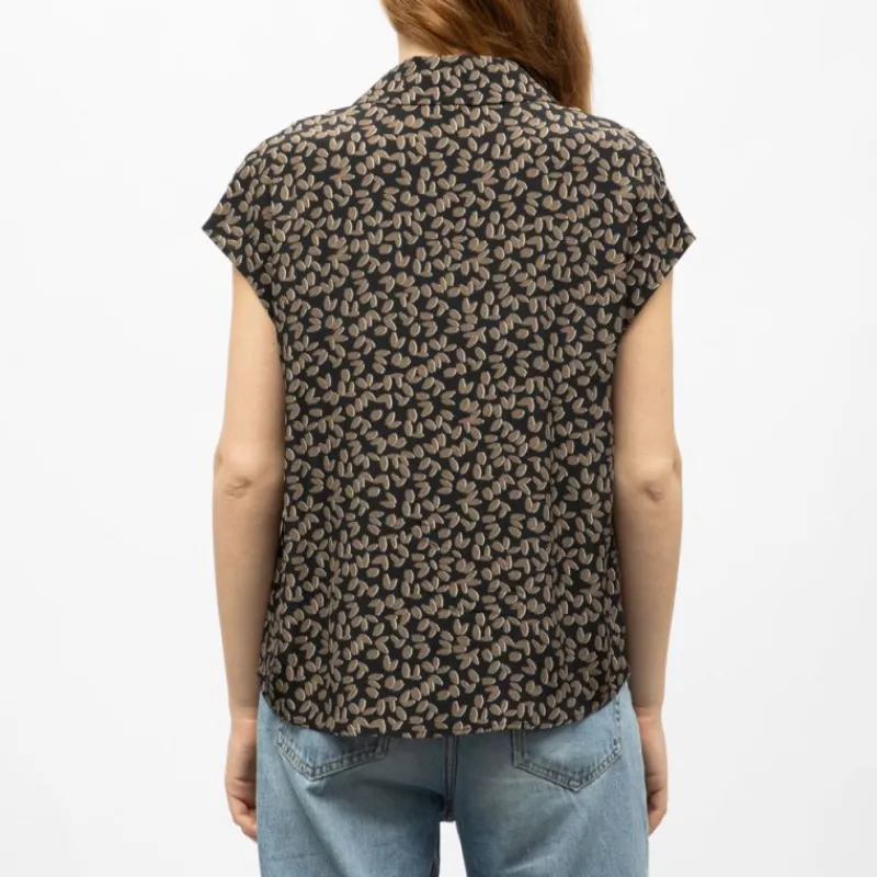 Outlet Blouse col v imprimé Femme Femme Haut, Chemise