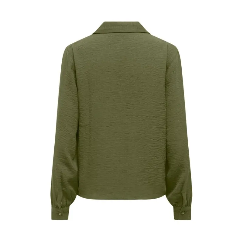 Hot Blouse légère Divya col V à revers Femme Femme Haut, Chemise