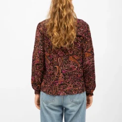 Online Blouse e gipsy bloeme motif cachemire Femme Femme Haut, Chemise