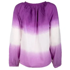 Sale Blouse tie and dye te en coton nicolira Femme Femme Haut, Chemise